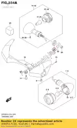 spacer, draai sig van Suzuki, met onderdeel nummer 3569517C00, bestel je hier online: