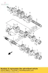 Qui puoi ordinare marcia, 4a guida da Suzuki , con numero parte 2424138B11: