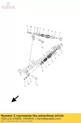 Ici, vous pouvez commander le échappement de soupape auprès de Yamaha , avec le numéro de pièce 43D121210900: