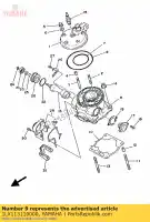 1LX113110000, Yamaha, cilindro 1 yamaha yz 125, Novo