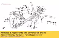 45135MFE670, Honda, guide, r. câble honda vt 750 2007 2008, Nouveau