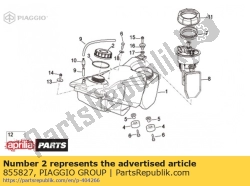 Aprilia 855827, Cover, OEM: Aprilia 855827