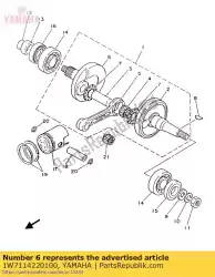 Here you can order the crank 2 from Yamaha, with part number 1W7114220100: