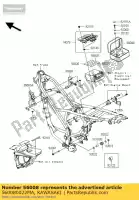 560080022MA, Kawasaki, Bag,tool,black klx125caf kawasaki d tracker klx 125 2010 2011 2012 2013 2015 2016, New