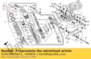 honda 52403MENA31 primavera, rr. cojín (56n / mm) - Lado inferior