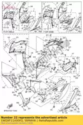 Here you can order the cover 8 from Yamaha, with part number 1WDXF11X00P3: