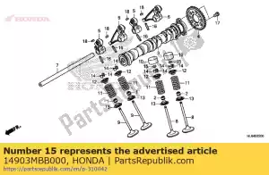 Honda 14903MBB000 spessore, punteria (1.250) - Il fondo