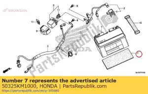 honda 50325KM1000 almofada, bateria - Lado inferior