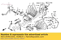 Here you can order the no description available at the moment from Honda, with part number 46514HN1000: