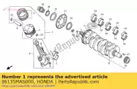 06135MAS000, Honda, kit piston b, std honda cbr fireblade rr cbr900rr 900 , Nouveau