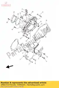 yamaha 3MB153770100 guide, inlet - Bottom side