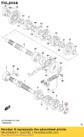 0812060027, Suzuki, Roulement à billes suzuki  lt 50 125 150 2000 2001 2002 2003 2004 2005 2018 2019 2020, Nouveau