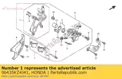 Aqui você pode pedir o pastilhas de freio em Honda , com o número da peça 06435KZ4J41: