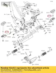 Here you can order the collar from Kawasaki, with part number 921520933: