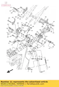 yamaha 902011701800 washer, plate - Bottom side