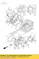 Here you can order the plate from Yamaha, with part number 5XT151130000: