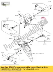 Tutaj możesz zamówić sygnalizacja zespo? U lampy, fr, rh od Kawasaki , z numerem części 230370373: