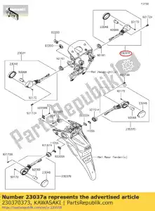 Kawasaki 230370373 sygnalizacja zespo?u lampy, fr, rh - Dół