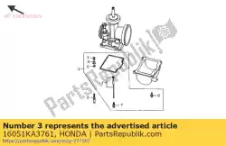 Here you can order the spring, compression coil from Honda, with part number 16051KA3761: