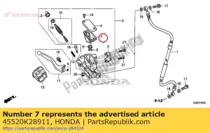 honda 45520K28911 no hay descripción disponible - Lado inferior