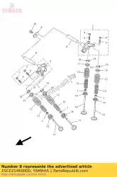 Ici, vous pouvez commander le arbre, culbuteur auprès de Yamaha , avec le numéro de pièce 1SCE21460000: