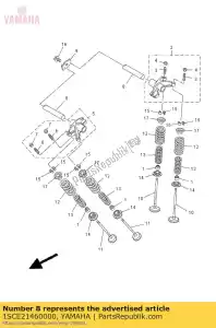 yamaha 1SCE21460000 arbre, culbuteur - La partie au fond