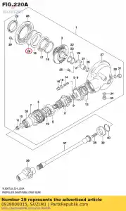 Suzuki 0928000015 o pier?cie? d: 3,5 ?r - Dół