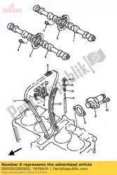 Aquí puede pedir kit tensor, camchain 1tx-00 de Yamaha , con el número de pieza 999990289900: