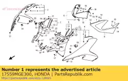 Tutaj możesz zamówić guma b, zbiornik paliwa od Honda , z numerem części 17559MGE300: