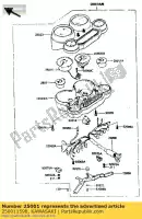 250011598, Kawasaki, meter-assy,kph kawasaki gpz gpzr 600, New