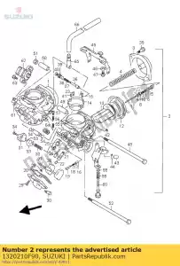 suzuki 1320210F90 carburateur - Onderkant