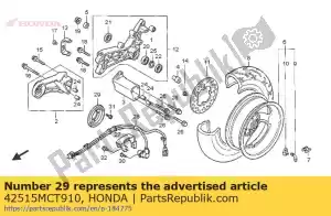 Honda 42515MCT910 anneau, rr. pulseur - La partie au fond