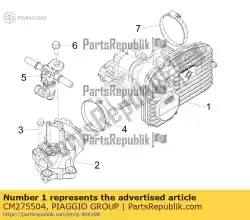 Ici, vous pouvez commander le drosselklappengeh? Se auprès de Piaggio Group , avec le numéro de pièce CM275504: