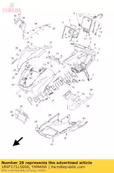 Qui puoi ordinare talpa, copertura laterale 1 da Yamaha , con numero parte 1B9F171L5000: