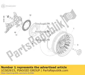 Piaggio Group 1C002615 hinterrad - Dół