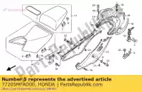 77205MFAD00, Honda, caoutchouc b, réglage du siège honda cbf 1000 2006 2007 2008 2009 2010, Nouveau