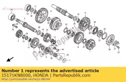 Qui puoi ordinare guida, asta sollevatore da Honda , con numero parte 15171KN8000: