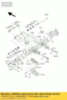 330401190, Kawasaki, Adjuster-chain,rh kawasaki kx  m kx125 kx250 125 250 , New