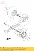 941101205P00, Yamaha, tire(4kb) yamaha yfm yfmfw wolverine x 350 44, New