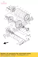 90501230A500, Yamaha, ressort, compression (38v) yamaha ty tz 250 1988 1991 2000 2001 2002, Nouveau