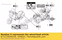 87521MEWD40, Honda, momenteel geen beschrijving beschikbaar honda nt 700 2010, Nieuw