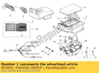 853693, Piaggio Group, podstawa obudowy filtra aprilia rxv sxv 450 2008, Nowy