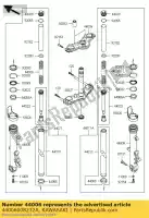 44006008232A, Kawasaki, pipe-right fork outer,s. kawasaki er6f  f e ex650 er 6f abs 650 , New