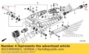 Honda 40215ME9003 mola, eixo de hélice - Lado inferior