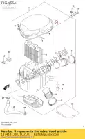 1374131J00, Suzuki, Cubierta del filtro de aire suzuki dl vstrom a dl1000a v strom dl1000xa 1000 , Nuevo