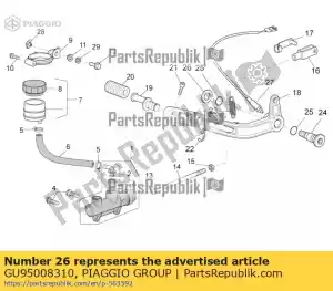 Piaggio Group GU95008310 rondella 10,5x22x2,5 - Il fondo