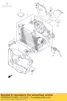 0940906314R8J, Suzuki, clip, davanzale laterale suzuki lt a uh ux 125 150 200 750 2007 2008 2009 2010 2011, Nuovo