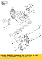 beugel-motor, fr, rh zg1400a8f van Kawasaki, met onderdeel nummer 321900425, bestel je hier online: