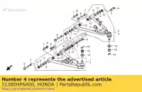 51380HP6A00, Honda, Arm assy., l. fr. upper honda trx 700 2008 2009 2011, New