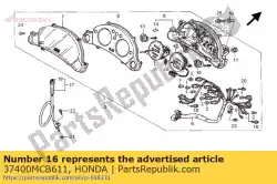 Aqui você pode pedir o montagem do medidor, temperatura em Honda , com o número da peça 37400MCB611: